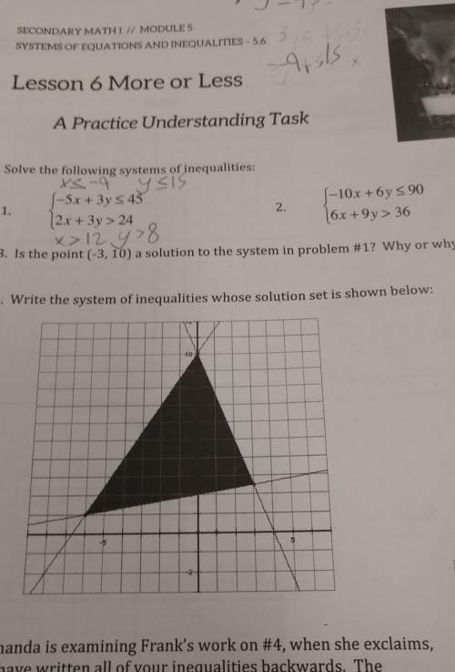 75 point question! i don't understand systems of inequalities at all. !