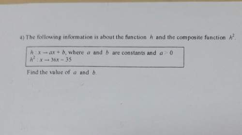 The answer is a=6 , b=-5. can someone explain how to get thosse two anwers?