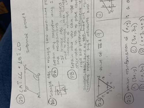 Answer !  prove that the quadrilateral is a parallelogram