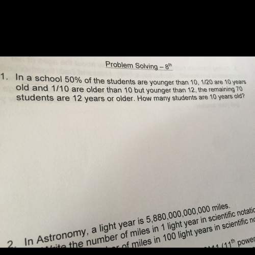 How do you solve this word problem ?