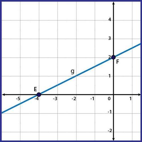 Line g is dilated by a scale factor of one half from the origin to create line g'. where are points