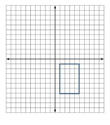 Which set of points could represent one of the side lengths of a rectangle that is congruent to the