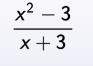 Find the value of this expression if x = -6