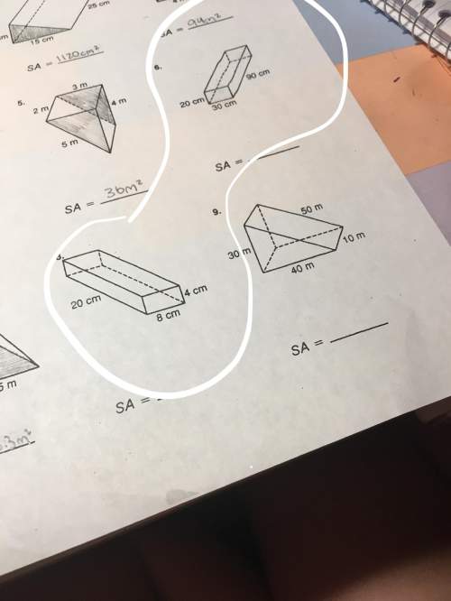 What is the surface area of these two shapes
