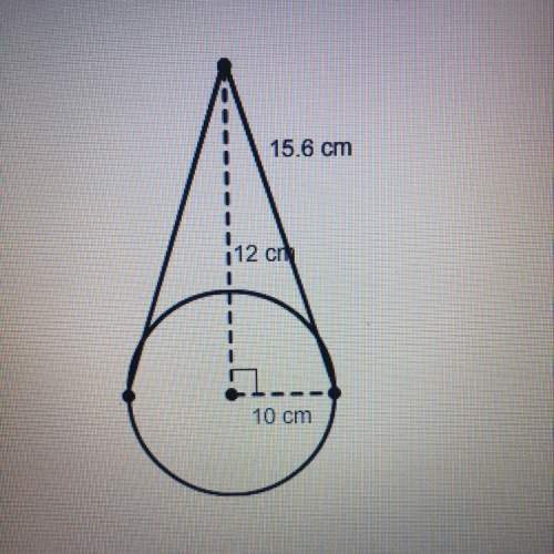 What is the volume of this right cone?  40 300 400 480