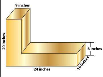 What is the total surface area of the figure shown?