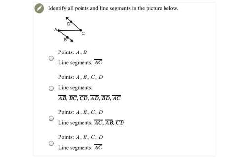 Identify all points and line segments in the picture below.