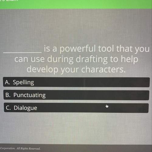 Is the powerful tool that you can use during drafting to develop your characters .
