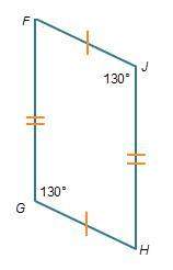 Figure fghj is shown below. figure f g h j has 4 sides. sides f j and g h are congruent and pa
