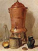 Chardin and derain used color differently in these paintings. which painting has these characteristi