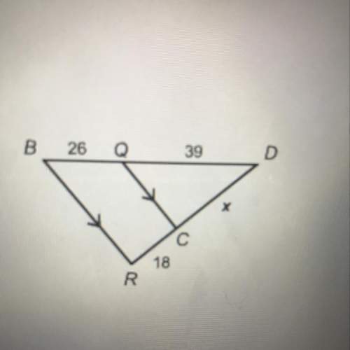What is the value of x?  enter your answer in the box.