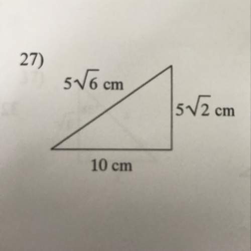 How do you find if this is a right, obtuse, or acute triangle?