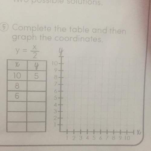 Solve the numbers don’t worry about the graph ok, by numbers i mean y and x..
