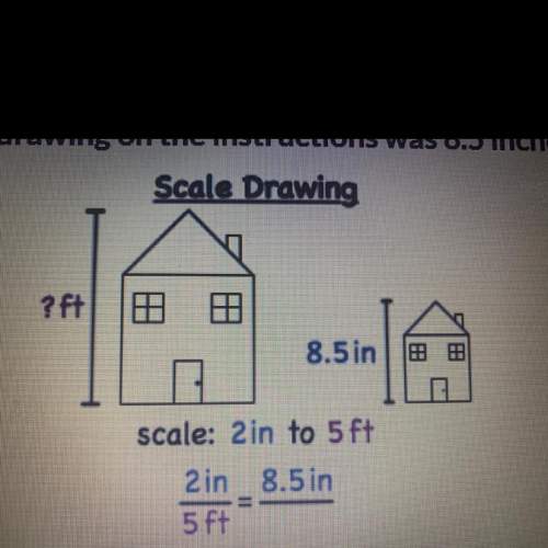 Mrs. lowndes was building a play house for her grandson. the scale listed on the building blue