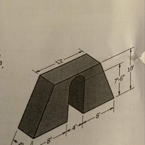 What is the formula used to find the volume of this shape