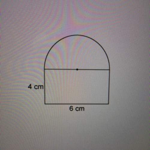 This figure consists of a rectangle and semicircle. what is the perimeter of this figure? use 3.14