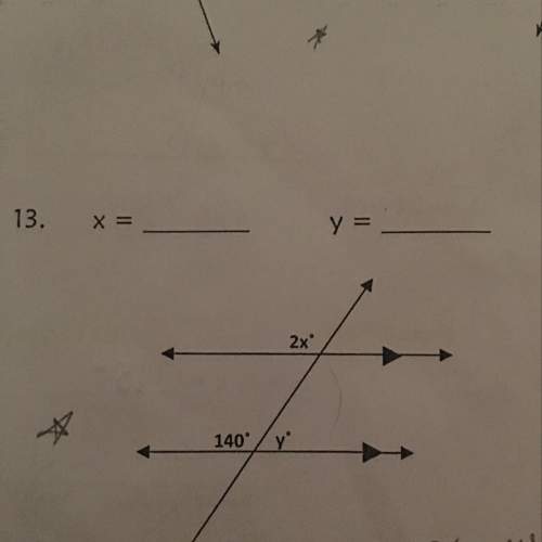 Extremely lost on this. i need to find the answer to x and y on what they equal to?