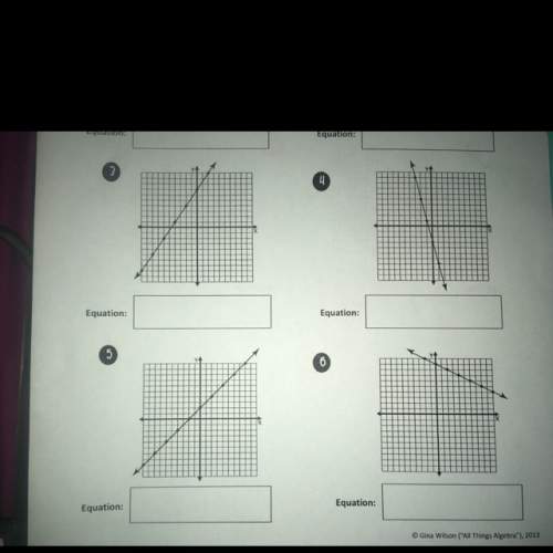 Can someone me find the equations for each graph using ax+by=c?
