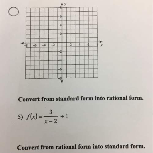 What's the rational form of this standard form equation