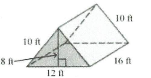 Find the surface area of the triangular prism. a. 608 ft 2 b. 704 ft 2