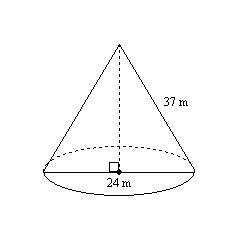 Find the volume of the cone. use 3.14 for p. round to the nearest tenth.