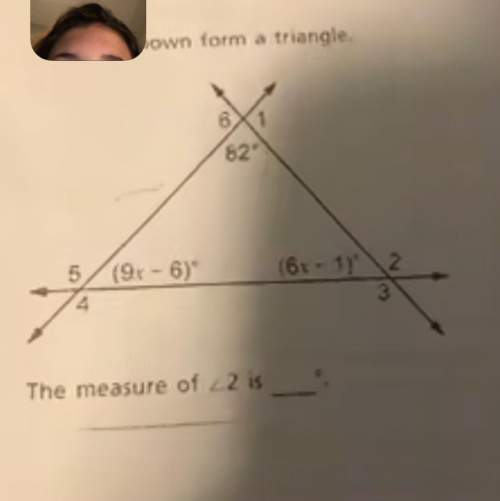 How do i find the angle measure for 2?