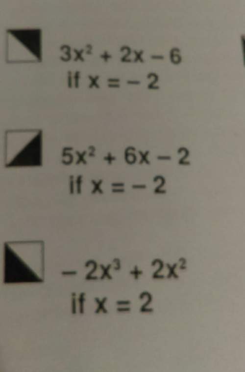 What are the answers to these three questions? horrible at math. ty.