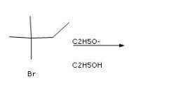 Draw the major organic product (other than ethanol) formed in the following reaction