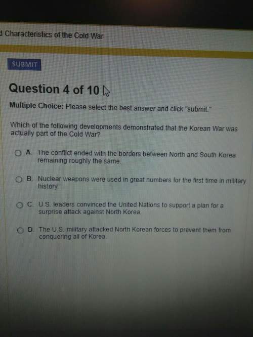 Which of the following developments demonstrated that the korean war was actually part of the cold w