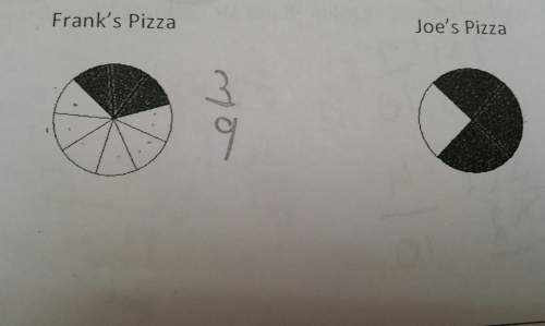 Bob and sam each bought a small pizza. the shaded parts of the pictures below show how much of the p