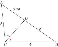 What is the value of x in each picture? enter your answers in the boxes