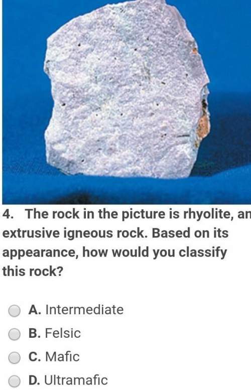 The rock in the picture is rhyolite, an extrusive igneous rock. based on its appearance, how would y
