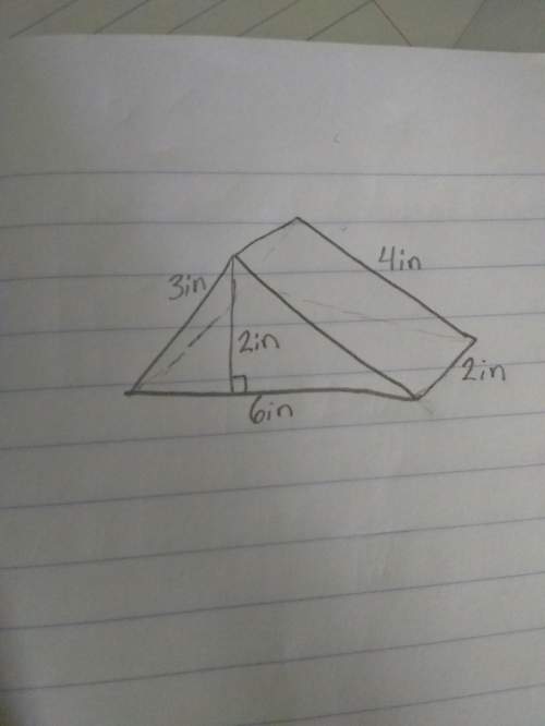 Surface area of the triangle.