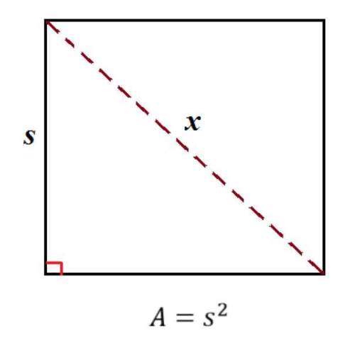(i'm so lost i need with this ! ) the area of a square is calculated with the formula a = s^2