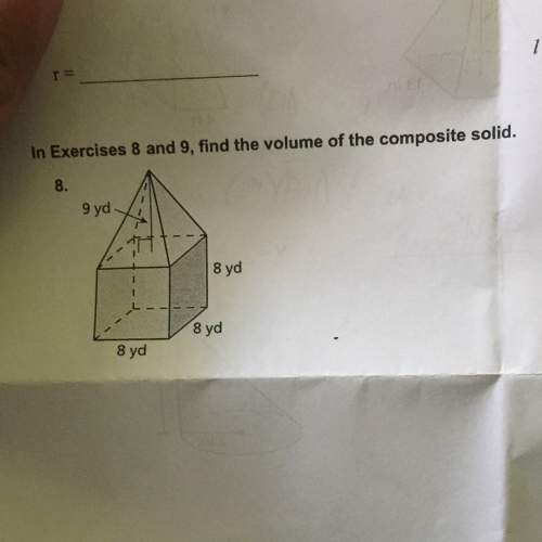 Find the volume of the composite solid