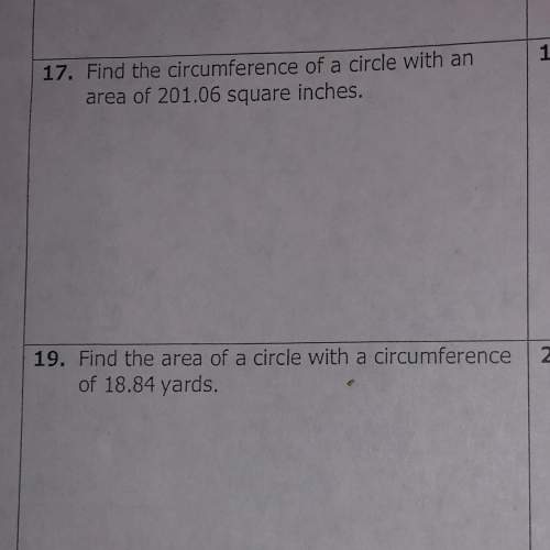 How do i do this? it’s area and circumference formulas