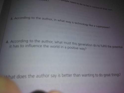 Can someone tell me what paragraph the answer to this question is kn you? will get 15 points and a
