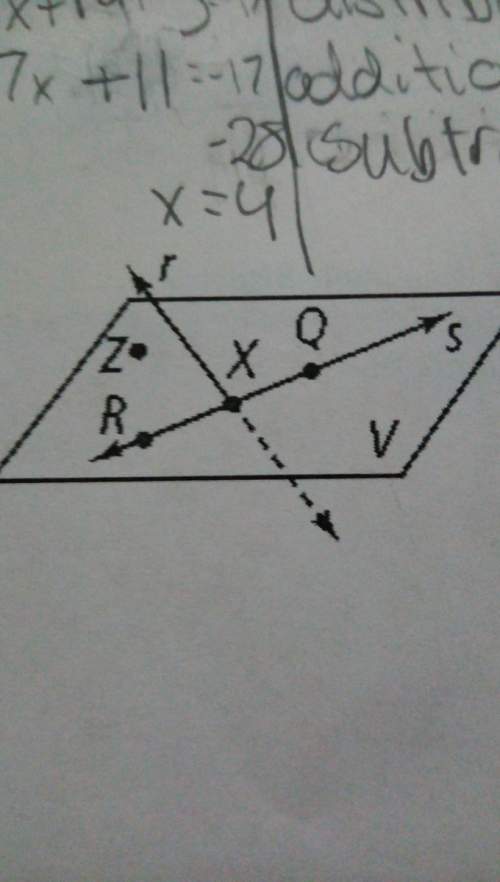 Can someone tell me a pair of opposite rays on this?