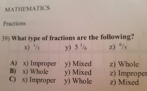 What type of fractions are the following