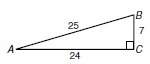 Calculate sin b in reduced fraction form. use a slash to separate numerator from denominator, such a