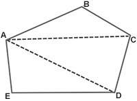Calculate the area of the figure below using the following information:  area of triang