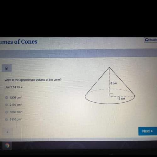What is the approximate volume of the cone ?