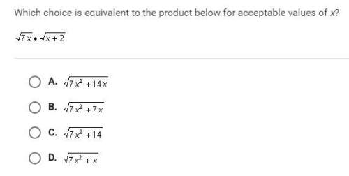 Which choice is equivalent to the product below for acceptable values of x