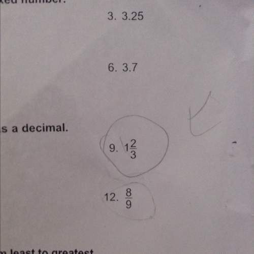 How do you convert number 9 into a decimal. pic attached