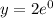 y=2e^{0}