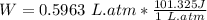 W=0.5963\ L.atm*\frac{101.325 J}{1\ L.atm}