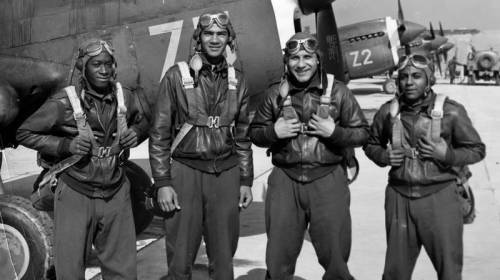How were the tuskegee airmen important for the growing idea of racial equality in the united states?