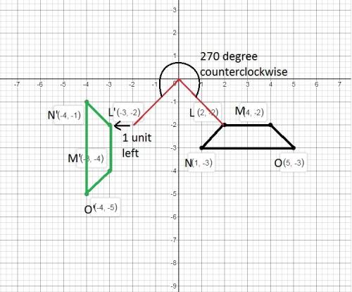 22  i need  asap  polygons lmno and l'm'n'o' are shown on the following coordinate grid:  a coordina