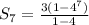 S_7=\frac{3(1-4^7)}{1-4}
