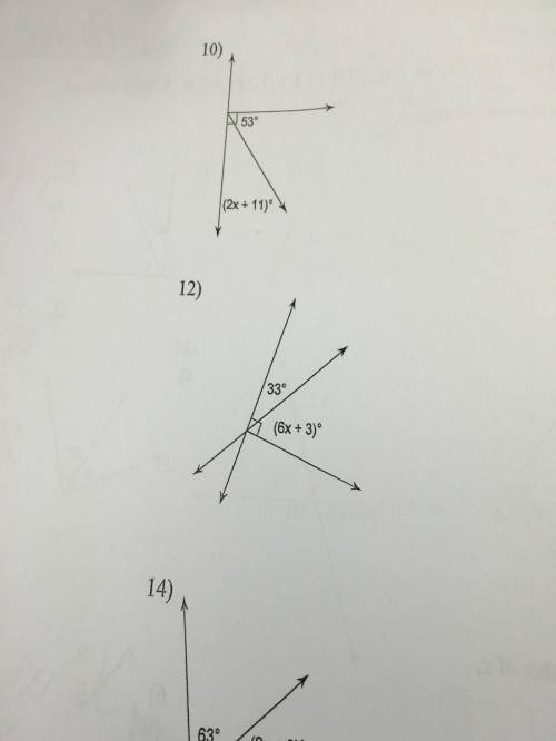 HELP (With 10,12, and 14)
